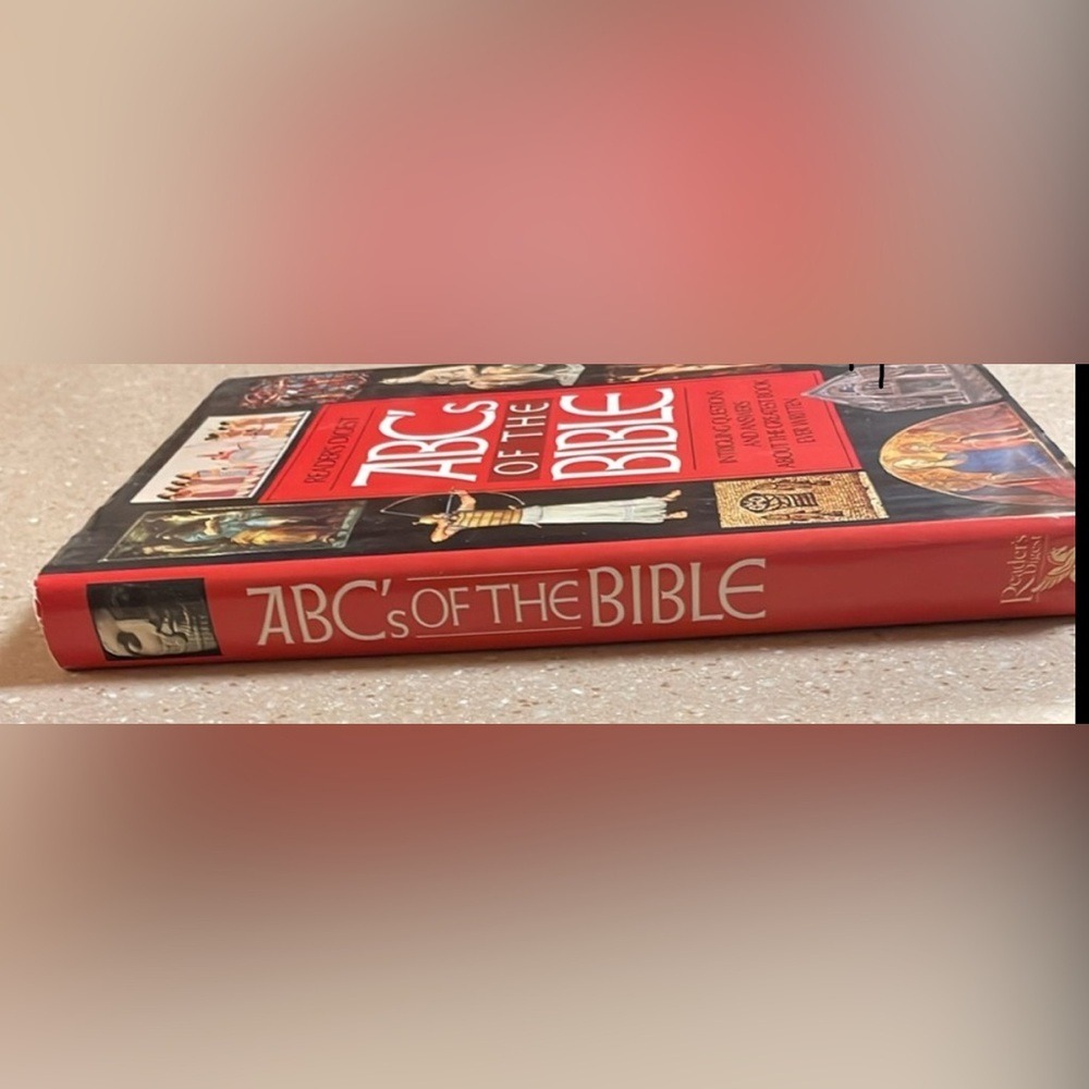 Readers Digest ABC's of the Bible Hardcover Book Educational Religion Red Black - Picture 5 of 5
